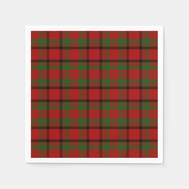 Landkreis Tipperary Irish Tartan Serviette (Vorderseite)