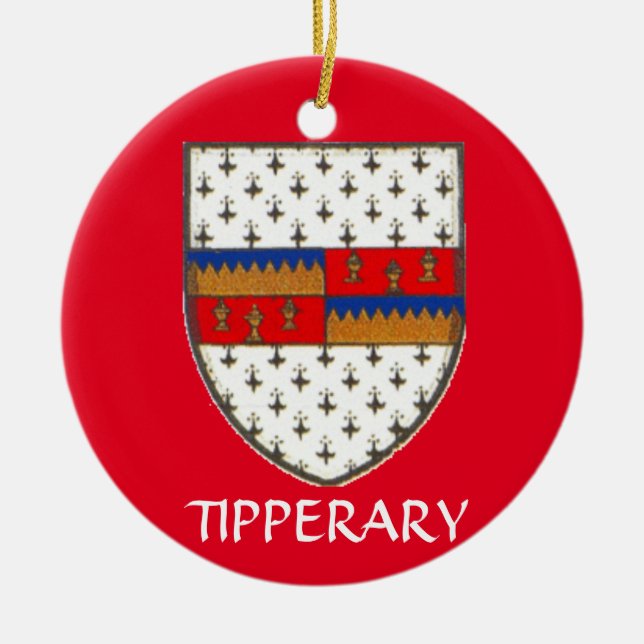 Landkreis Tipperary Irland Weihnachtsfeier Keramikornament (Vorne)