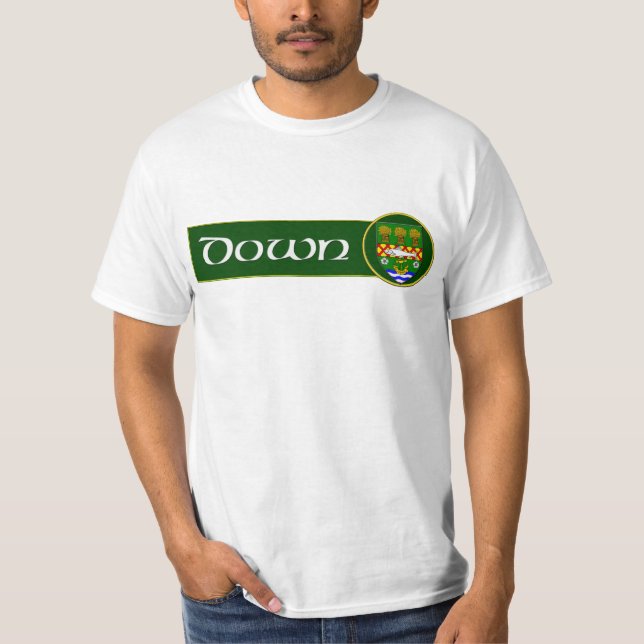 Landkreis unten. Irland T-Shirt (Vorderseite)