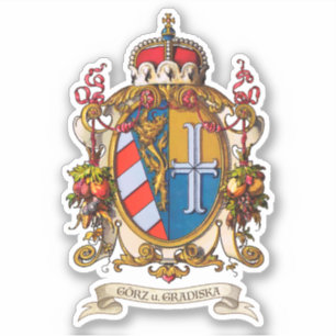 Landkreis von Gorizia und Gradisca Aufkleber