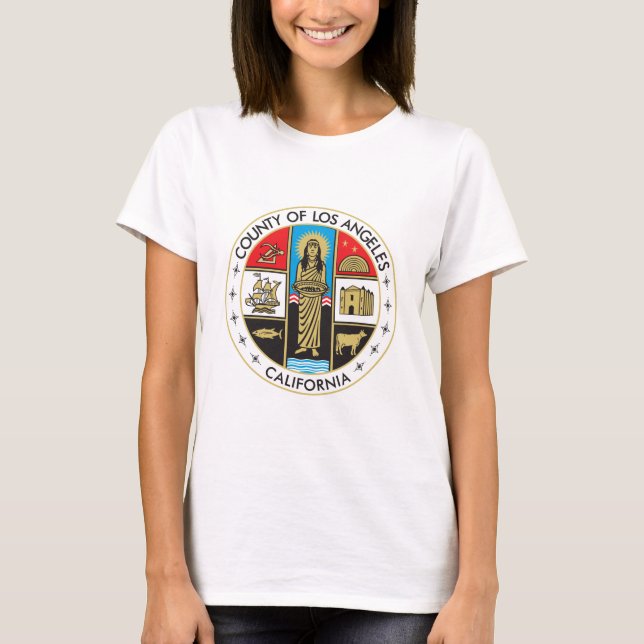 Landkreis von Los Angeles T-Shirt (Vorderseite)