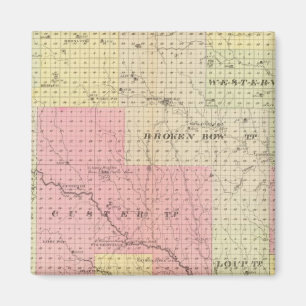 Landkreis von Zoll und Logan, Nebraska Magnet