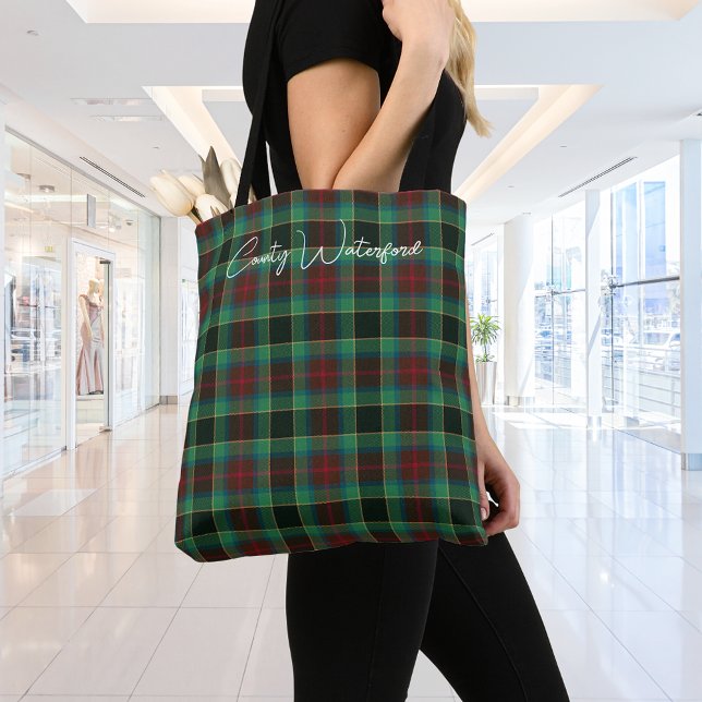 Landkreis Waterford Tartan individuell anpassbar Tasche (Von Creator hochgeladen)
