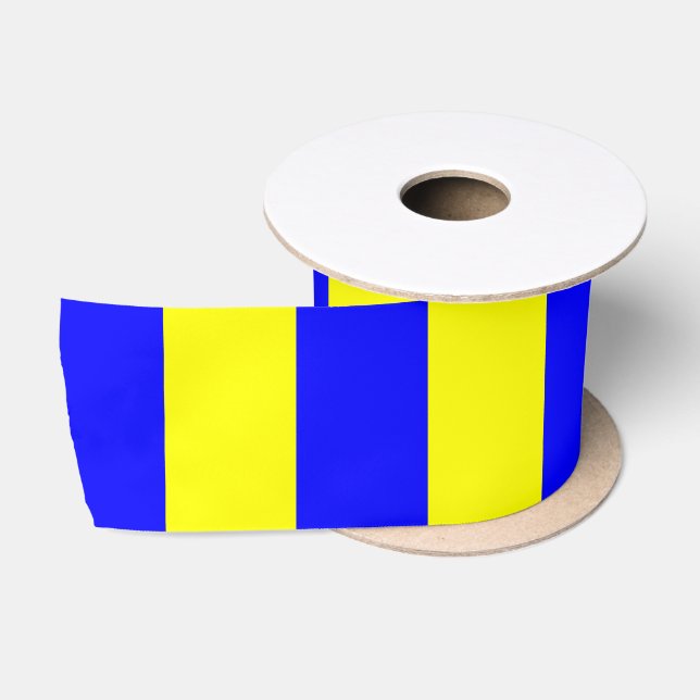 Landkreis Wicklow Flag Ribbon Satinband (Spule)