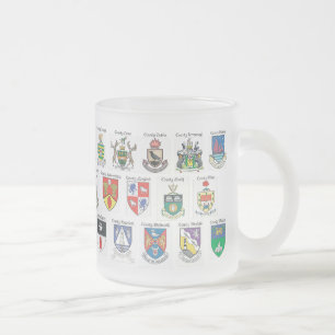 Landkreise mattierter Tasse Irlands