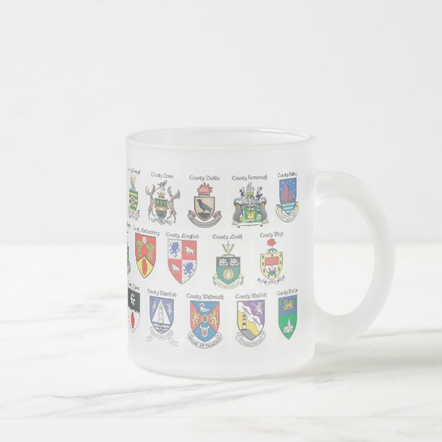 Landkreise mattierter Tasse Irlands (Rechts)