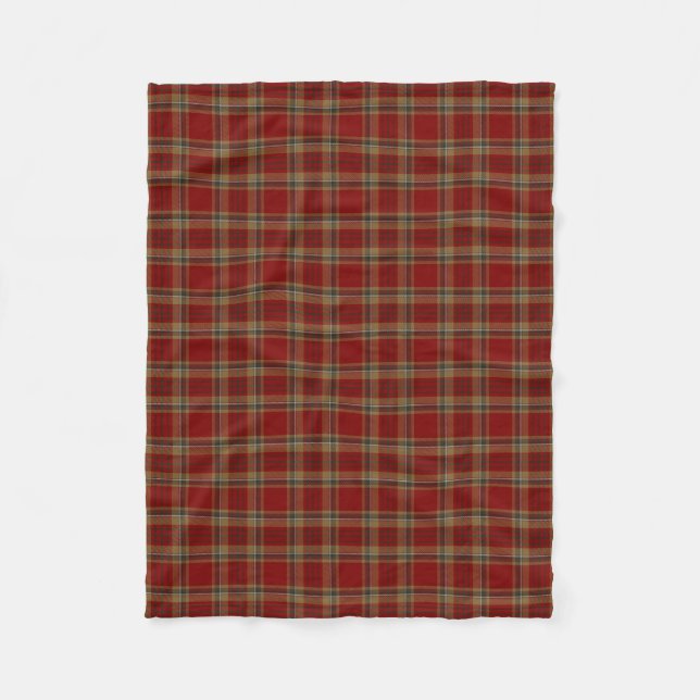 Landkreistyrone-IrenTartan Fleecedecke (Vorderseite)