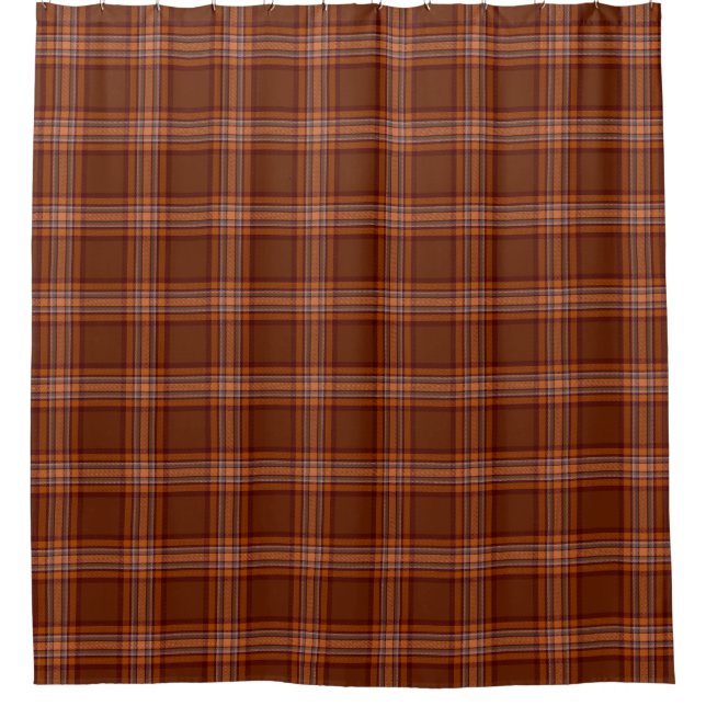 Landkreisunten irischer Tartan-Duschvorhang Duschvorhang (Vorderseite)