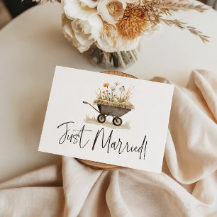 Landleben Hühner Hochzeit Gerade verheiratet