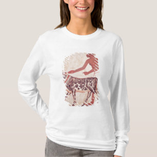 Ländlich, eine Kuh führend zu opfern T-Shirt