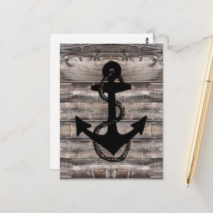 ländlich maritim + ANKERTAU Postkarte