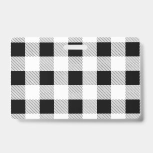 ländlich-schicker Bauernhofstil schwarz weißer Büf Ausweis