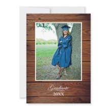 Ländliche Abitur-Ankündigung - Foto