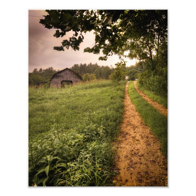 Ländliche Ameriana North Carolina Fotodruck (Vorne)