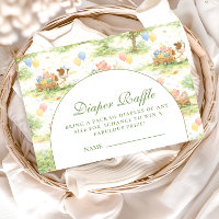 Ländliche Bauernhoftiere Pastell-Diaper-Raffle