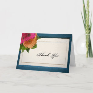 Ländliche bemalte Holz-Daisy-Blumen Danke schön