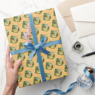 Ländliche Bergszene Geschenkpapier