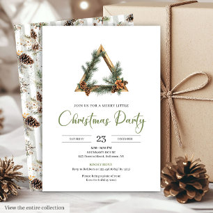 Ländliche Boho-Einladung zum Feiertags-Dinner in S Einladung