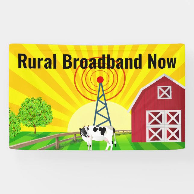 Ländliche Breitbandnetze Banner (Horizontal)