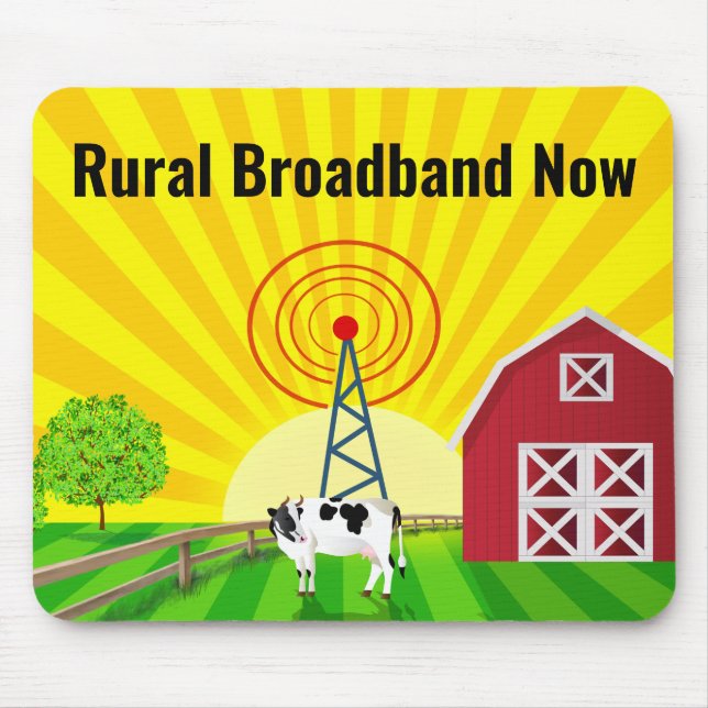 Ländliche Breitbandnetze Mousepad (Vorne)