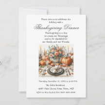 Ländliche Eleganz Familienfreunde Thanksgiving-Abe