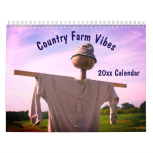 Ländliche Farm-Atmosphäre Kalender