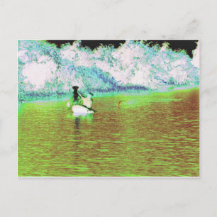 Ländliche Fischerei in Kuba Postkarte