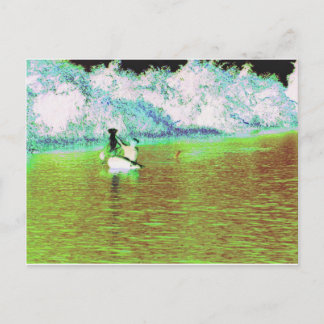 Ländliche Fischerei in Kuba Postkarte