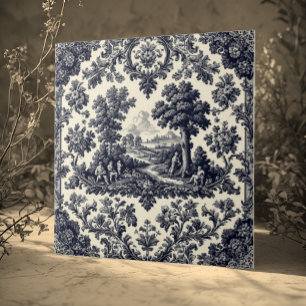 Ländliche französische Toile-Pastoral-Landschaft Fliese