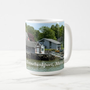 Ländliche Gebäude am Wasser in Kennebunkport Maine Kaffeetasse
