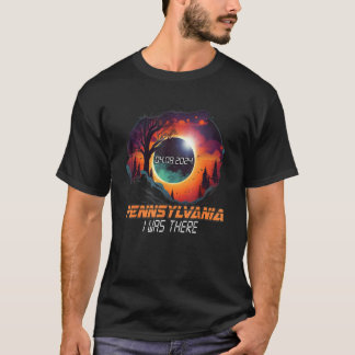 Ländliche Gegend Totale Sonnenfinsternis 2024 Penn T-Shirt
