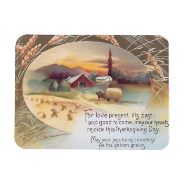 Landliche Grüße Premium Flexi Magnet (Horizontal)