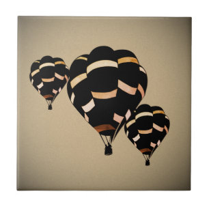Ländliche Heißluftballons Fliese
