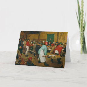 Ländliche Hochzeit, 1568 Karte