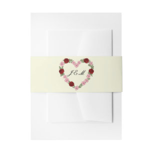 ländliche Hochzeit Einladungsbanderole
