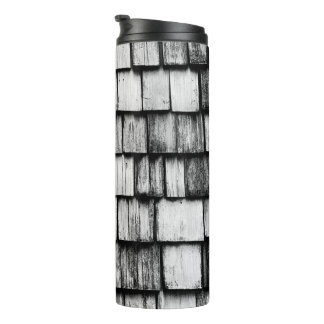 Ländliche Holzmaserung Thermosbecher