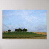 Ländliche Landschaft Foto drucken
