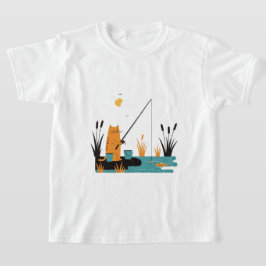 Ländliche Landschaft mit einem Blumenfeld T-Shirt