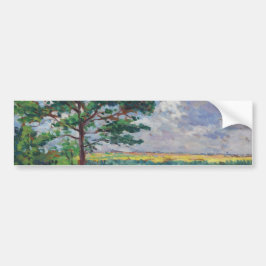 Ländliche Landschaft um Méréville, Frankreich (Art Autoaufkleber