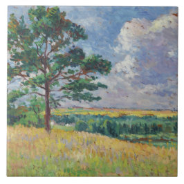 Ländliche Landschaft um Méréville, Frankreich (Art Fliese