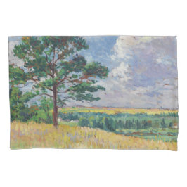 Ländliche Landschaft um Méréville, Frankreich (Art Kissenbezug