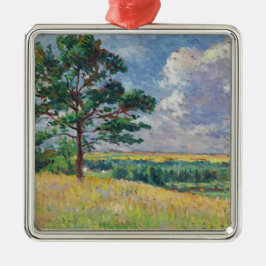 Ländliche Landschaft um Méréville, Frankreich (Art Ornament Aus Metall