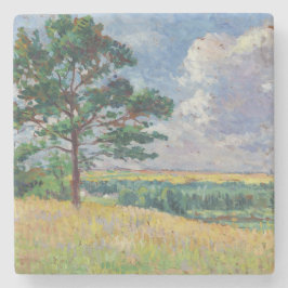 Ländliche Landschaft um Méréville, Frankreich (Art Steinuntersetzer