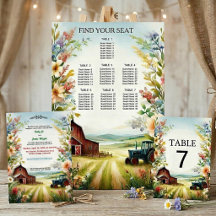 Ländliche Redneck-Landhochzeit