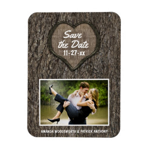 Ländliche Rustikale Geschnitzte Eiche Baum Save Th Magnet