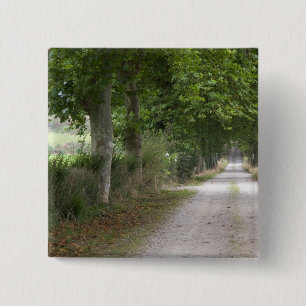 Ländliche Schotterstraße in der Nähe der Stadt Button