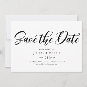ländliche Schriftart Save-the-Date-Einladung Einladung