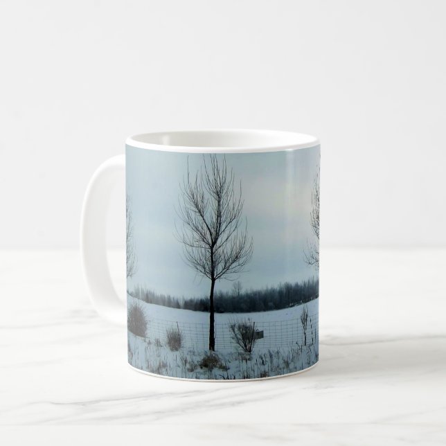 Ländliche Sicht in Quebec, Kanada Kaffeetasse (Vorderseite Links)