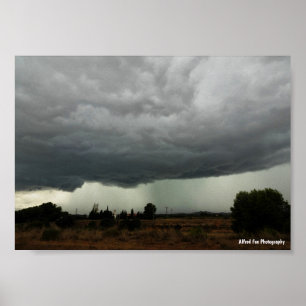 Ländliche Sturmwolke Poster