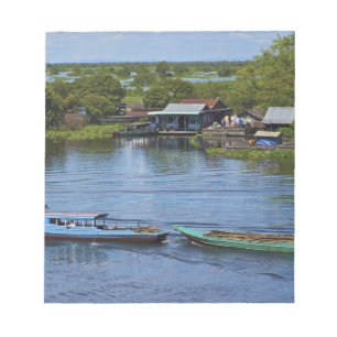 Ländliche Szene, Tonle Sap See, Siem Reap, Angkor, Notizblock